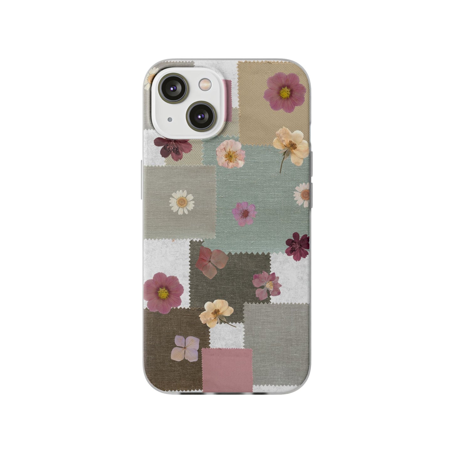 Cute Floral Patchwork Phone Case