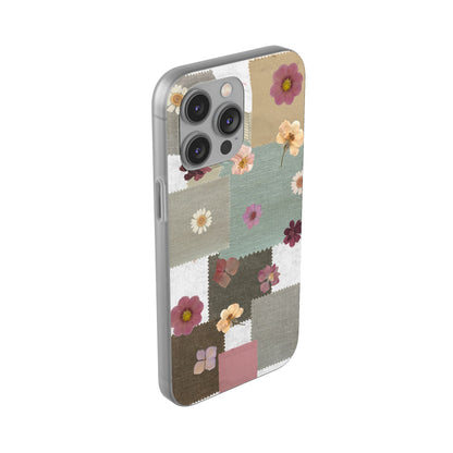 Cute Floral Patchwork Phone Case