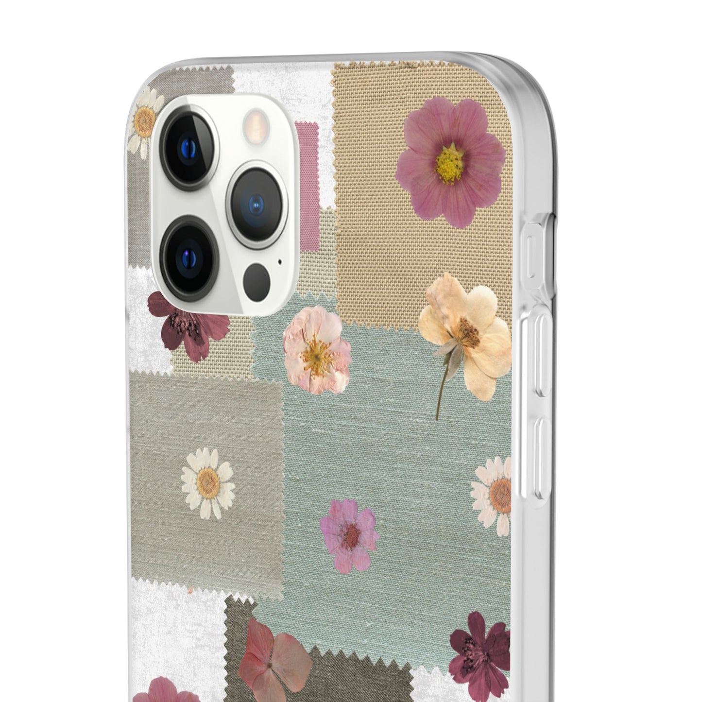 Cute Floral Patchwork Phone Case