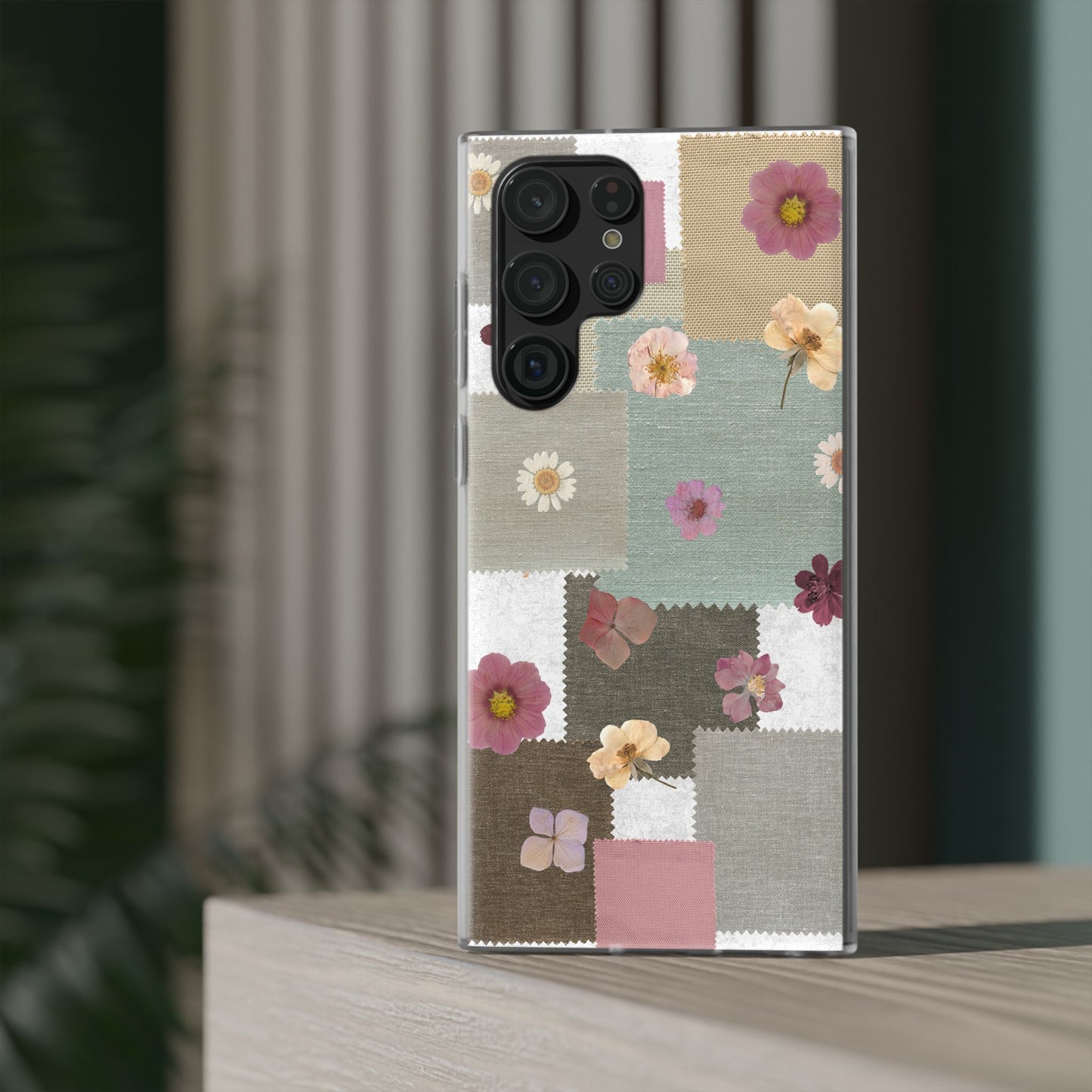 Cute Floral Patchwork Phone Case