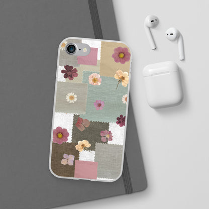 Cute Floral Patchwork Phone Case