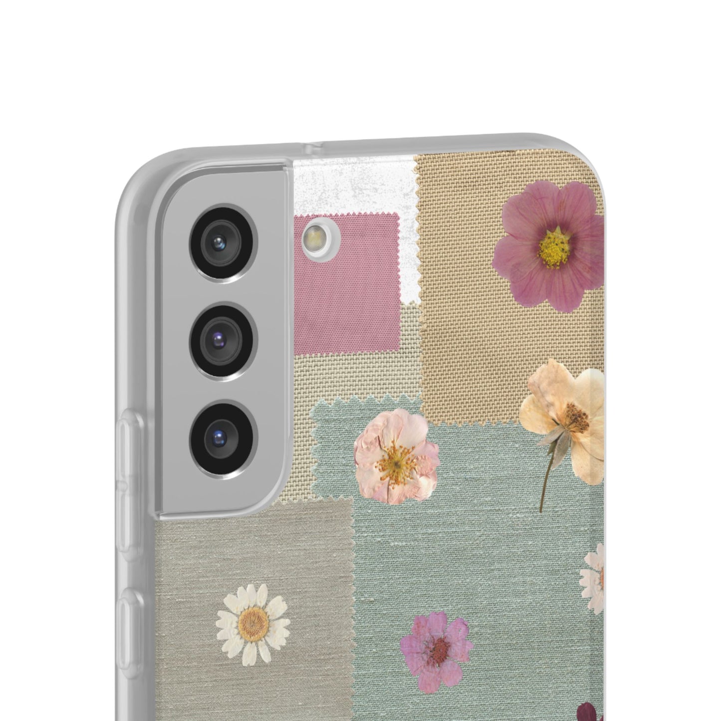 Cute Floral Patchwork Phone Case