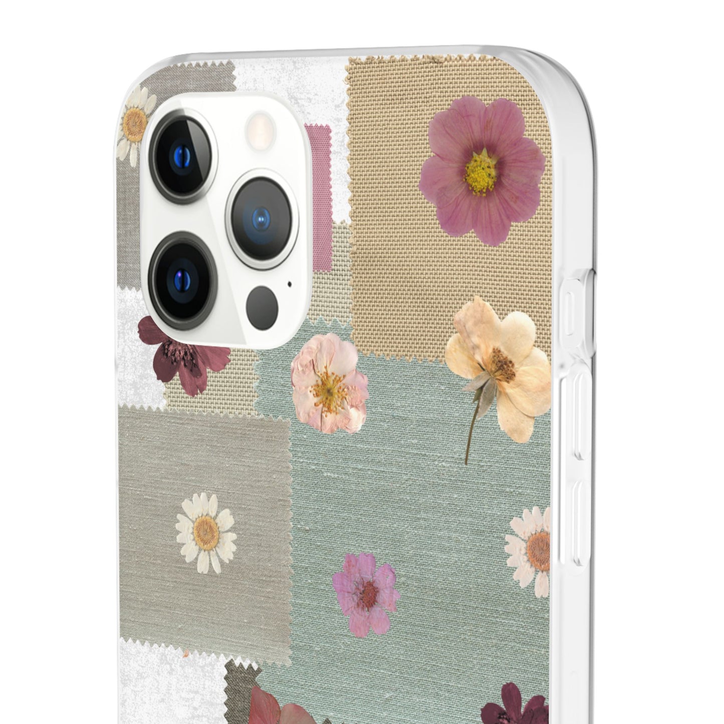 Cute Floral Patchwork Phone Case