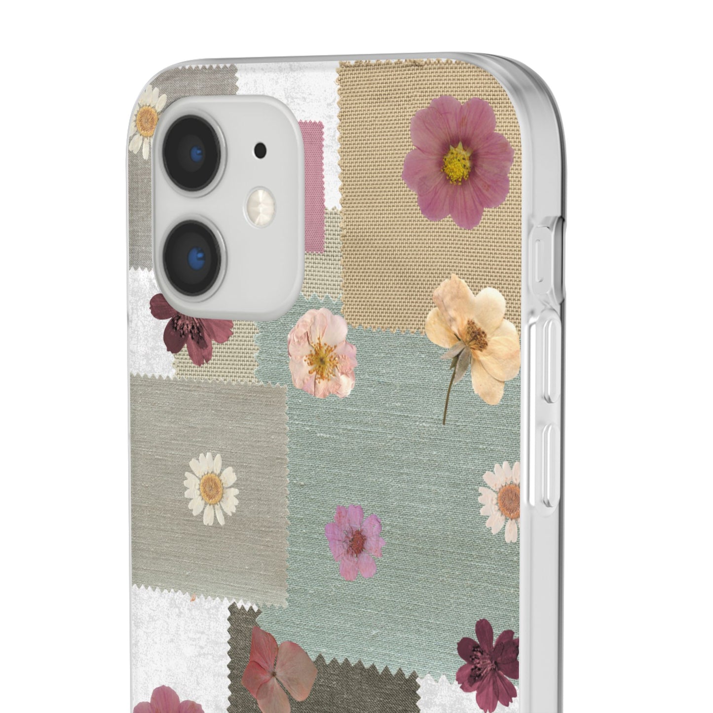 Cute Floral Patchwork Phone Case