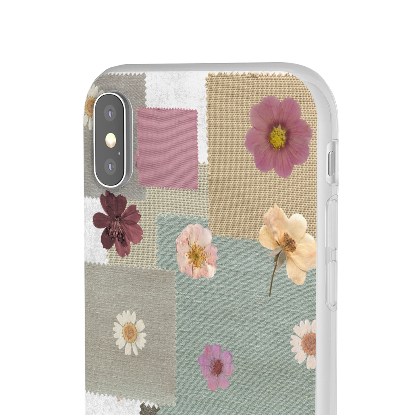 Cute Floral Patchwork Phone Case