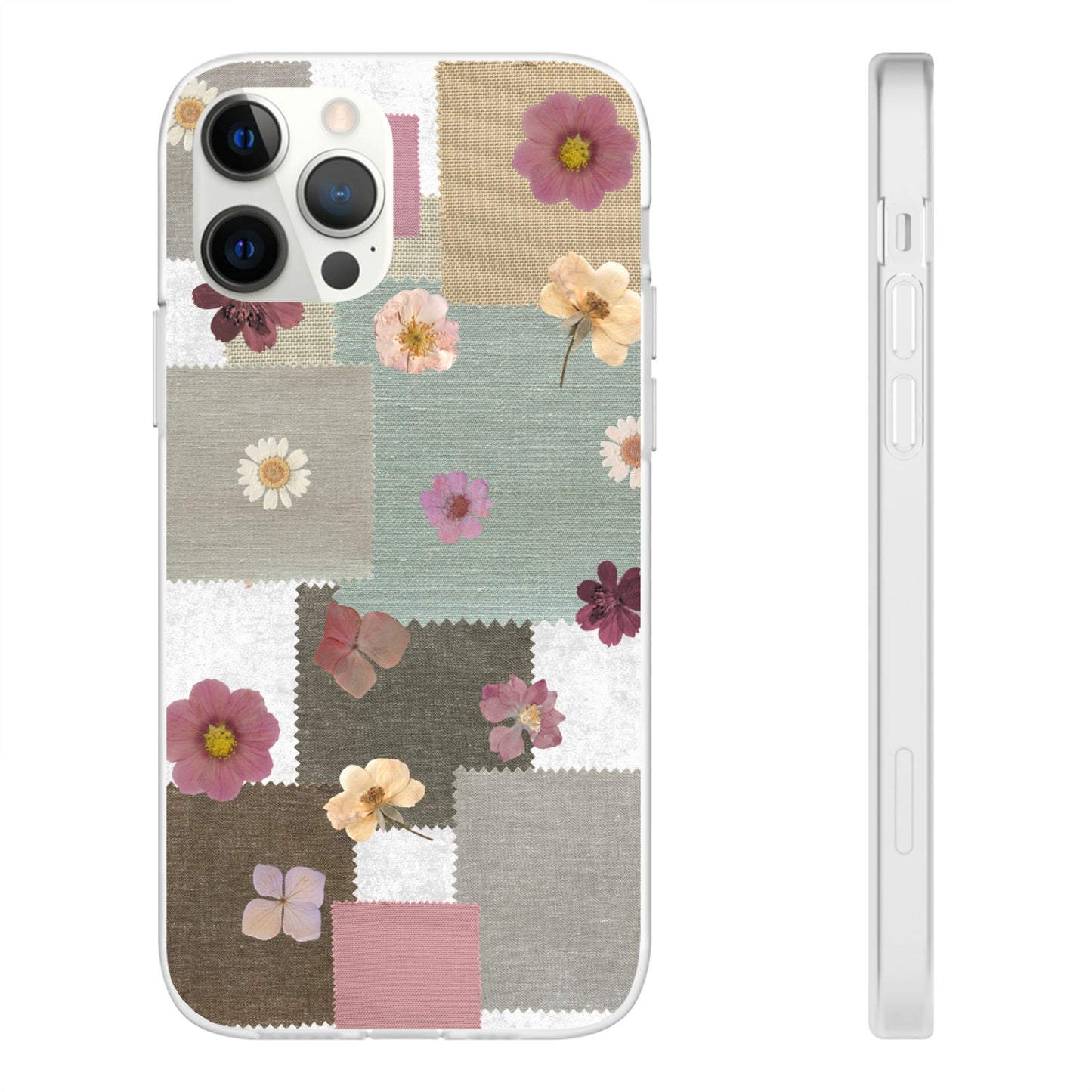 Cute Floral Patchwork Phone Case