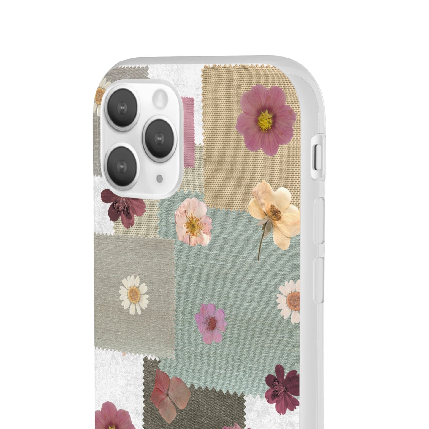 Cute Floral Patchwork Phone Case