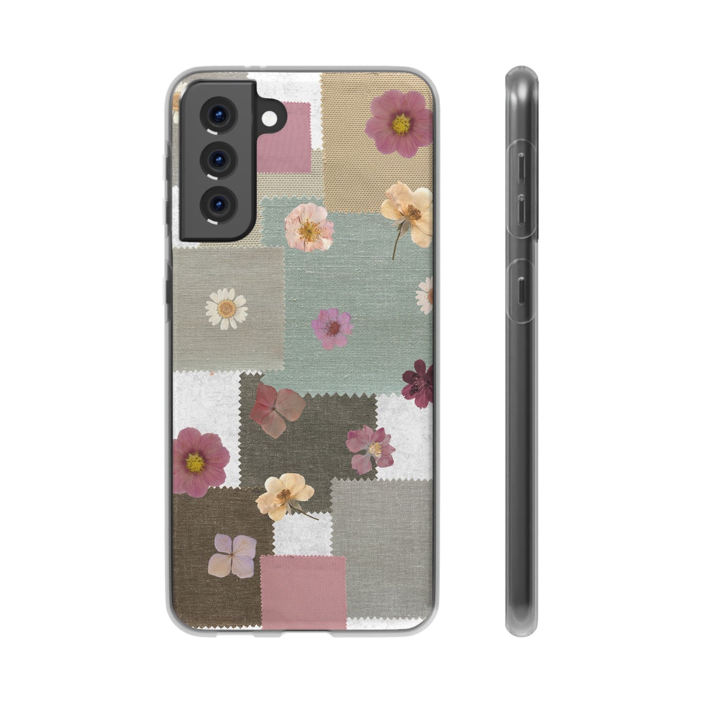 Cute Floral Patchwork Phone Case