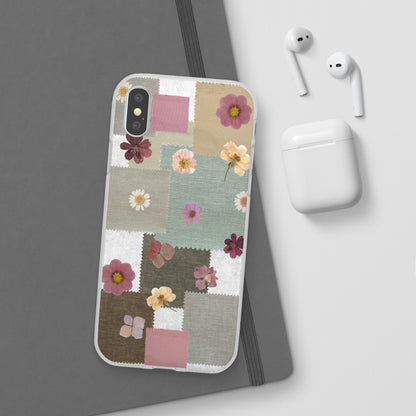 Cute Floral Patchwork Phone Case