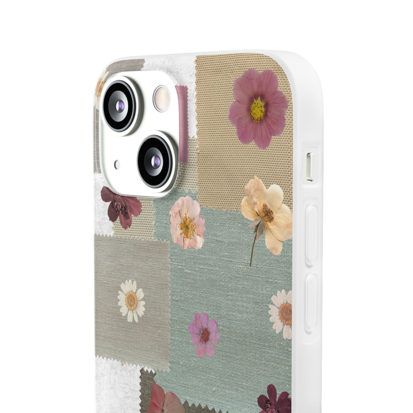 Cute Floral Patchwork Phone Case