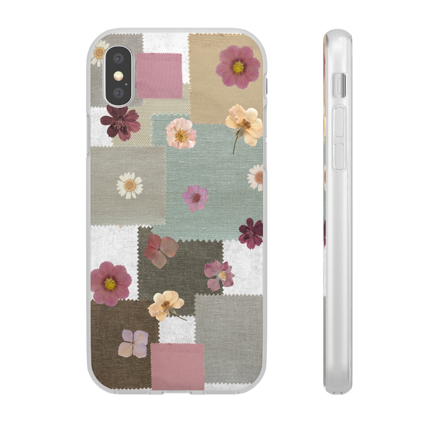 Cute Floral Patchwork Phone Case