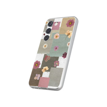 Cute Floral Patchwork Phone Case