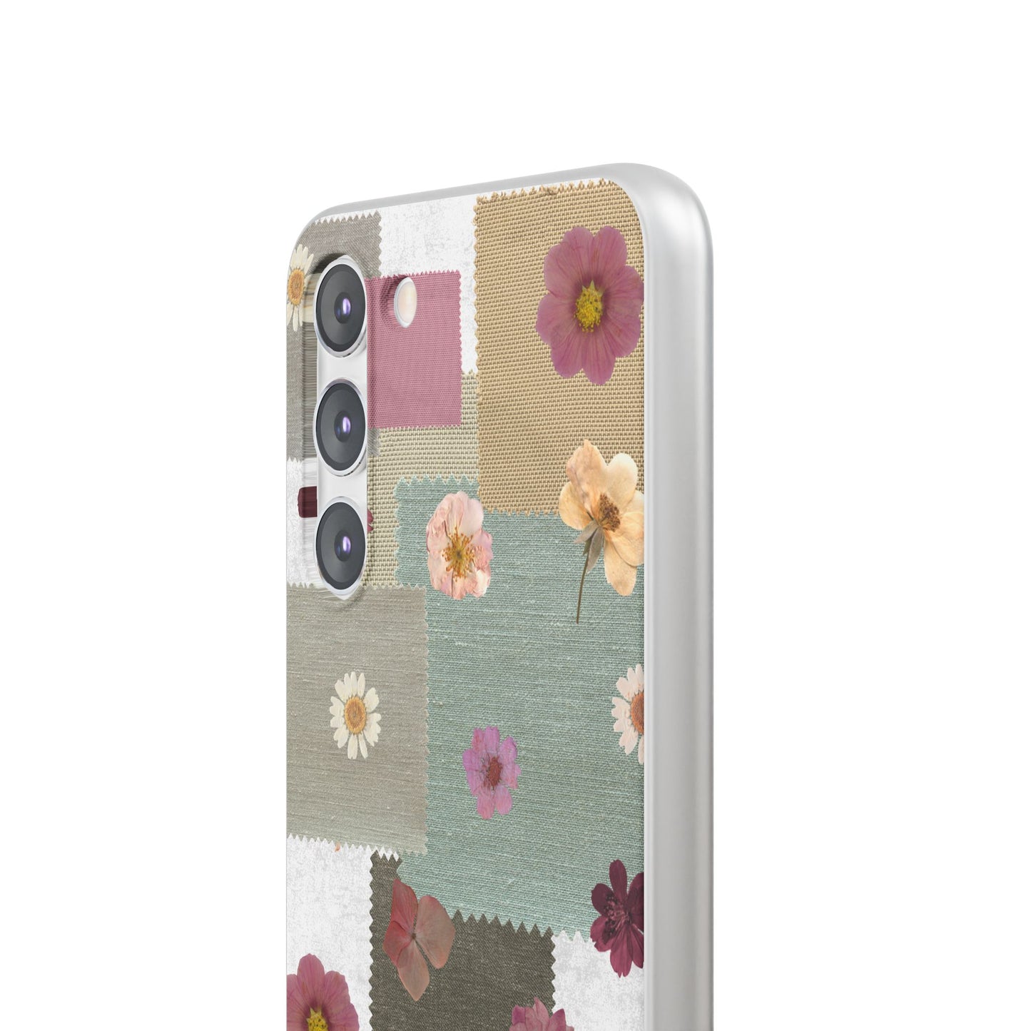 Cute Floral Patchwork Phone Case