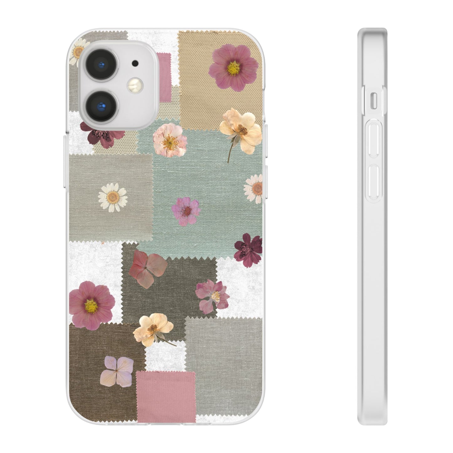 Cute Floral Patchwork Phone Case