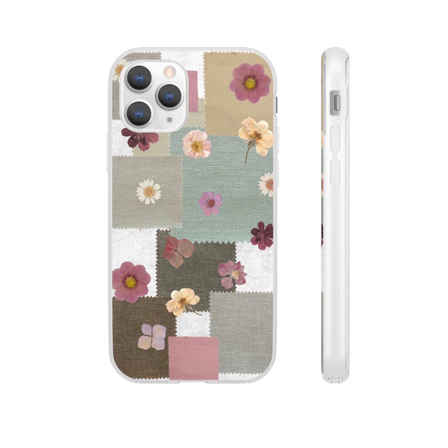 Cute Floral Patchwork Phone Case