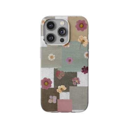 Cute Floral Patchwork Phone Case