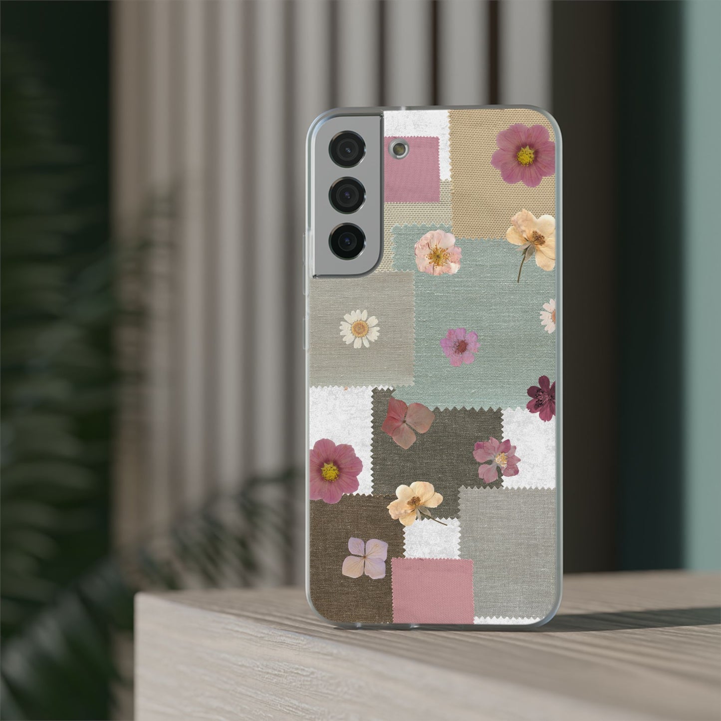 Cute Floral Patchwork Phone Case