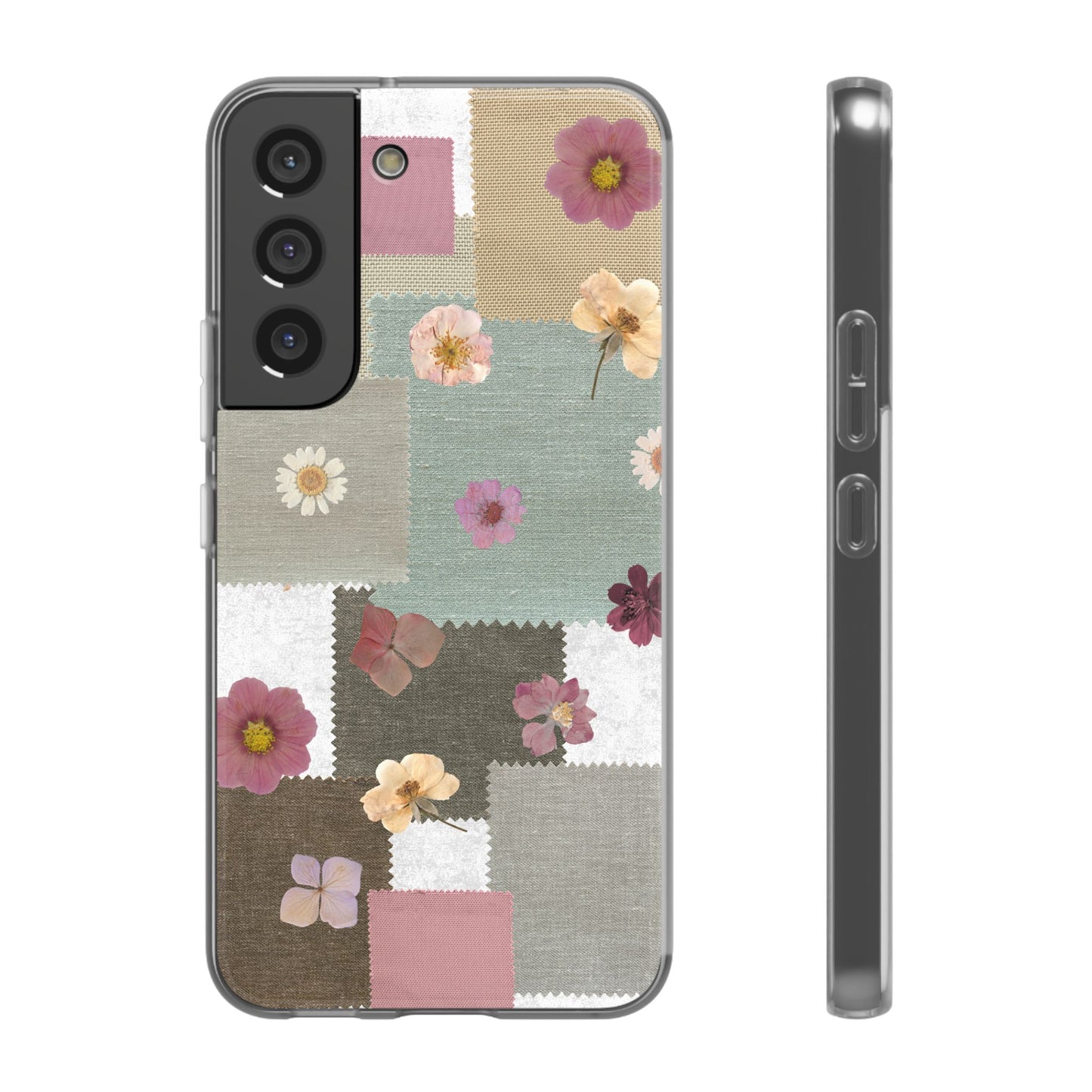 Cute Floral Patchwork Phone Case