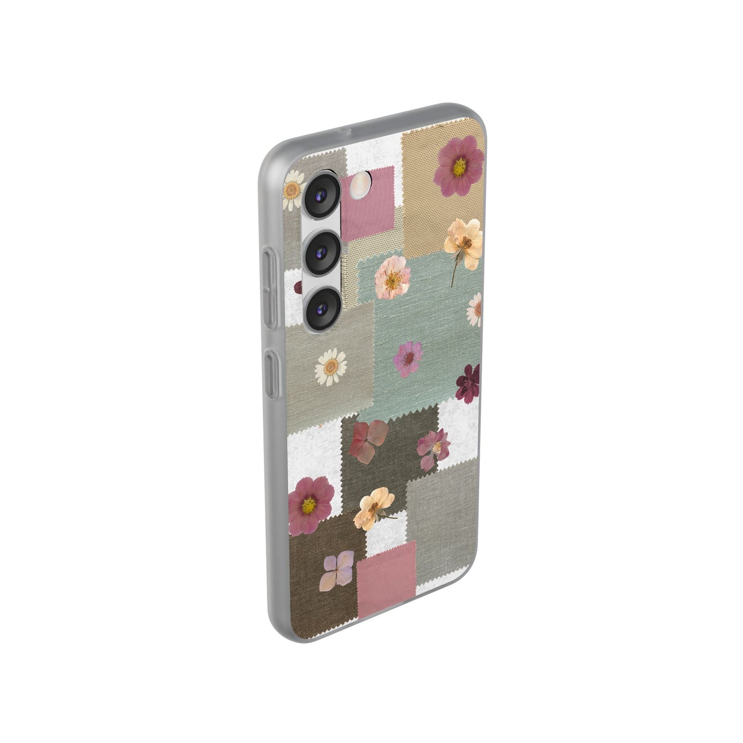 Cute Floral Patchwork Phone Case