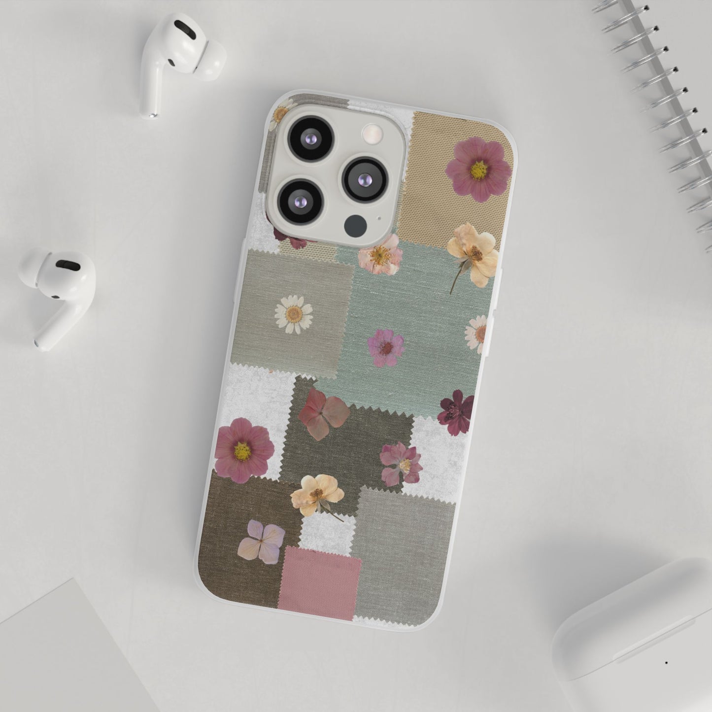 Cute Floral Patchwork Phone Case