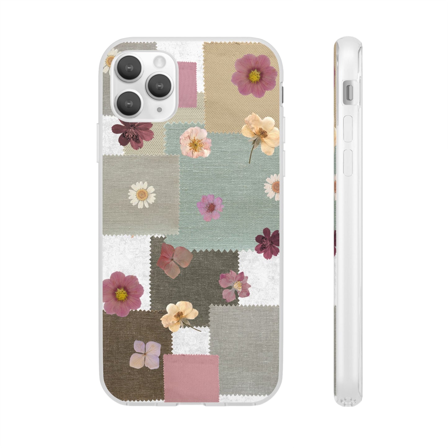 Cute Floral Patchwork Phone Case
