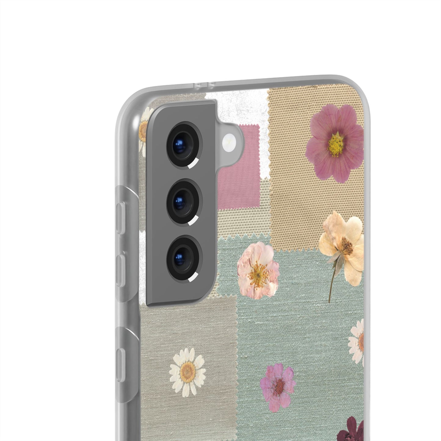 Cute Floral Patchwork Phone Case