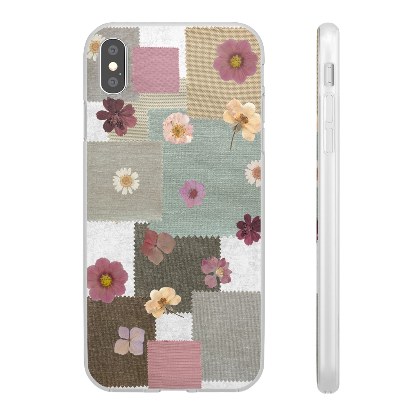 Cute Floral Patchwork Phone Case