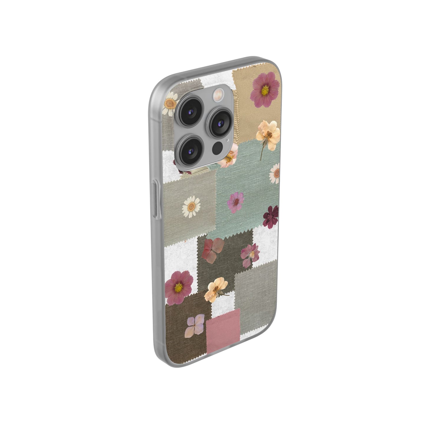 Cute Floral Patchwork Phone Case