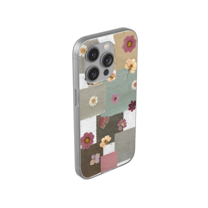 Cute Floral Patchwork Phone Case