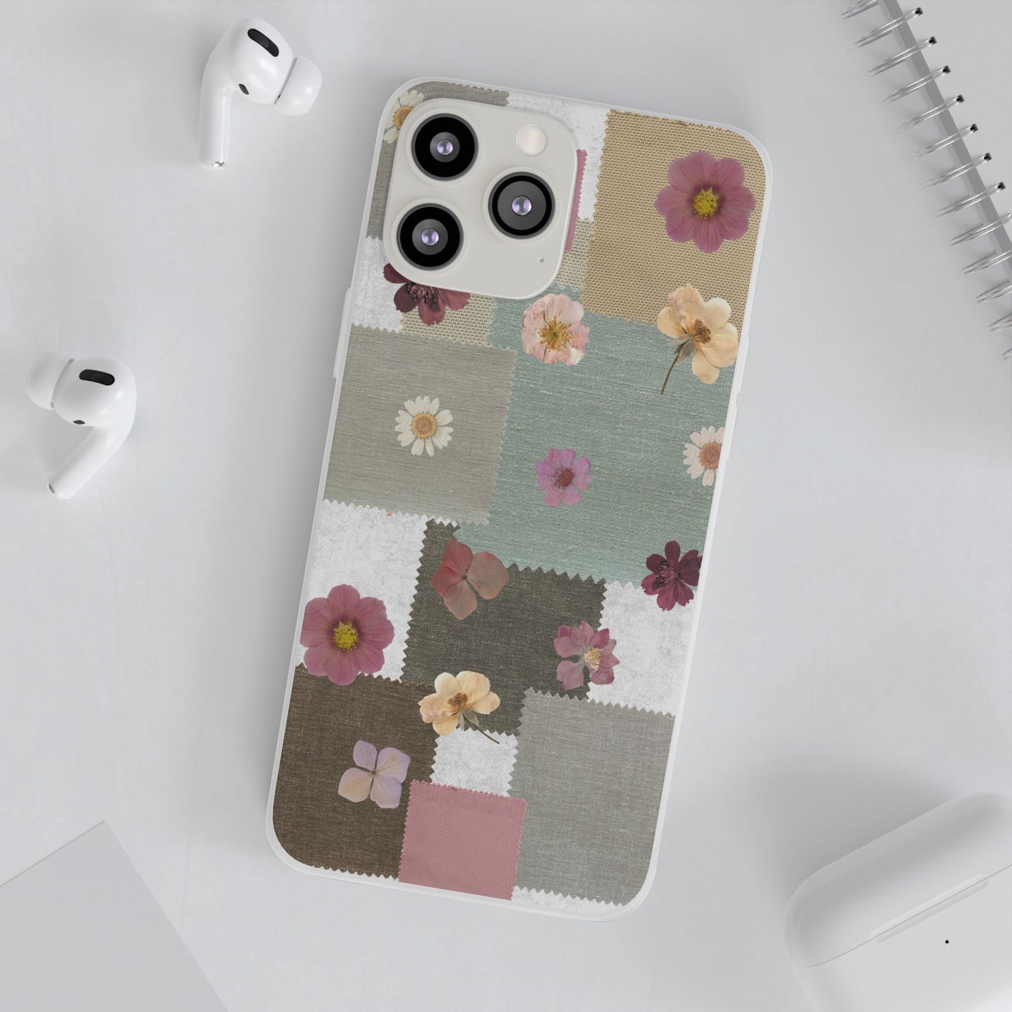 Cute Floral Patchwork Phone Case
