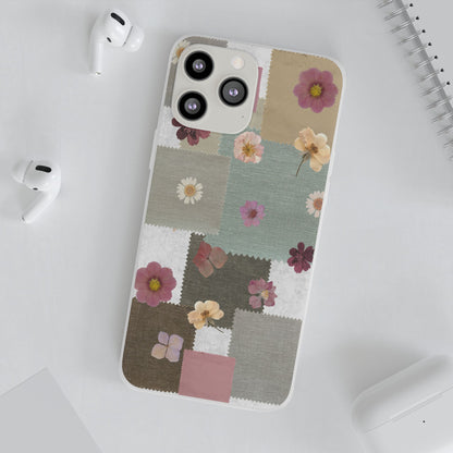 Cute Floral Patchwork Phone Case