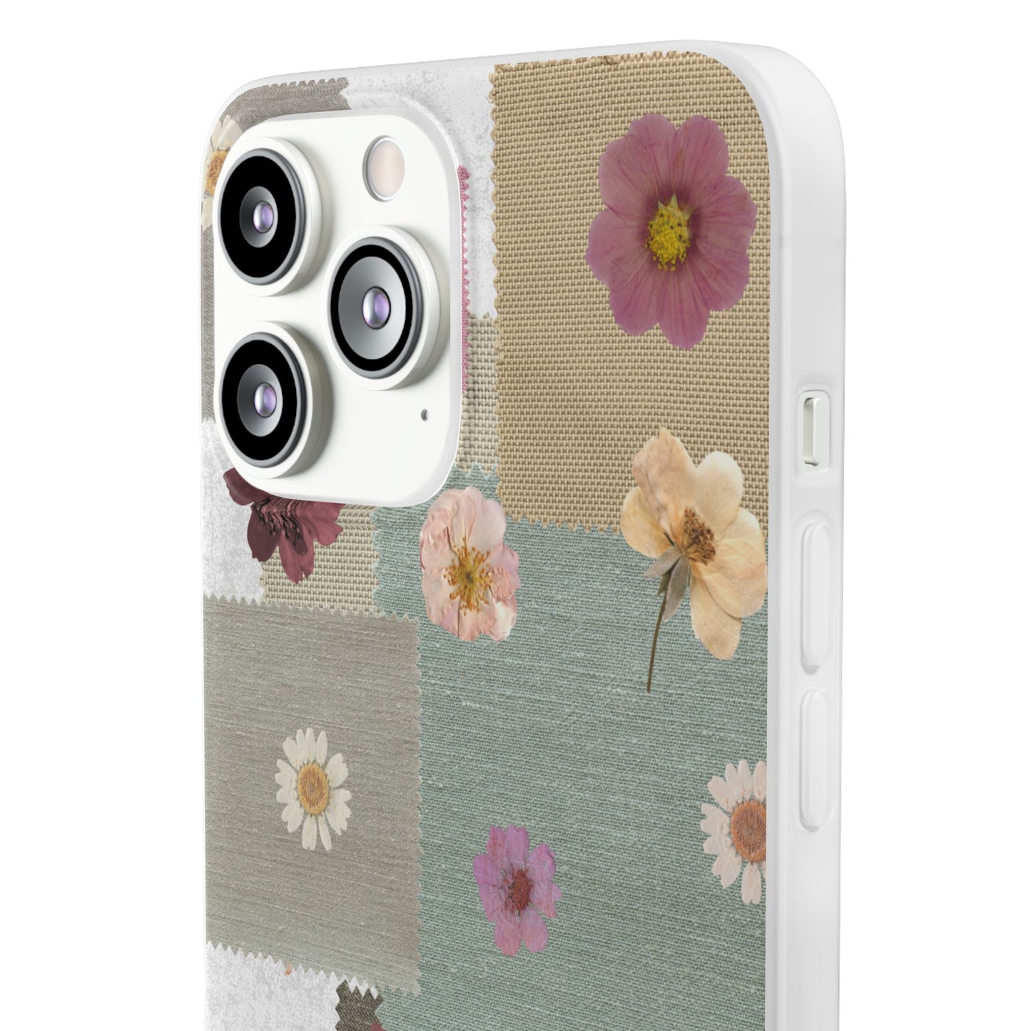 Cute Floral Patchwork Phone Case