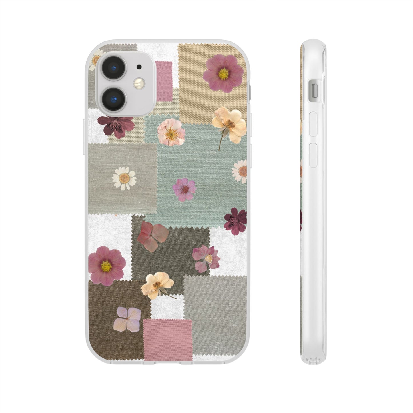 Cute Floral Patchwork Phone Case
