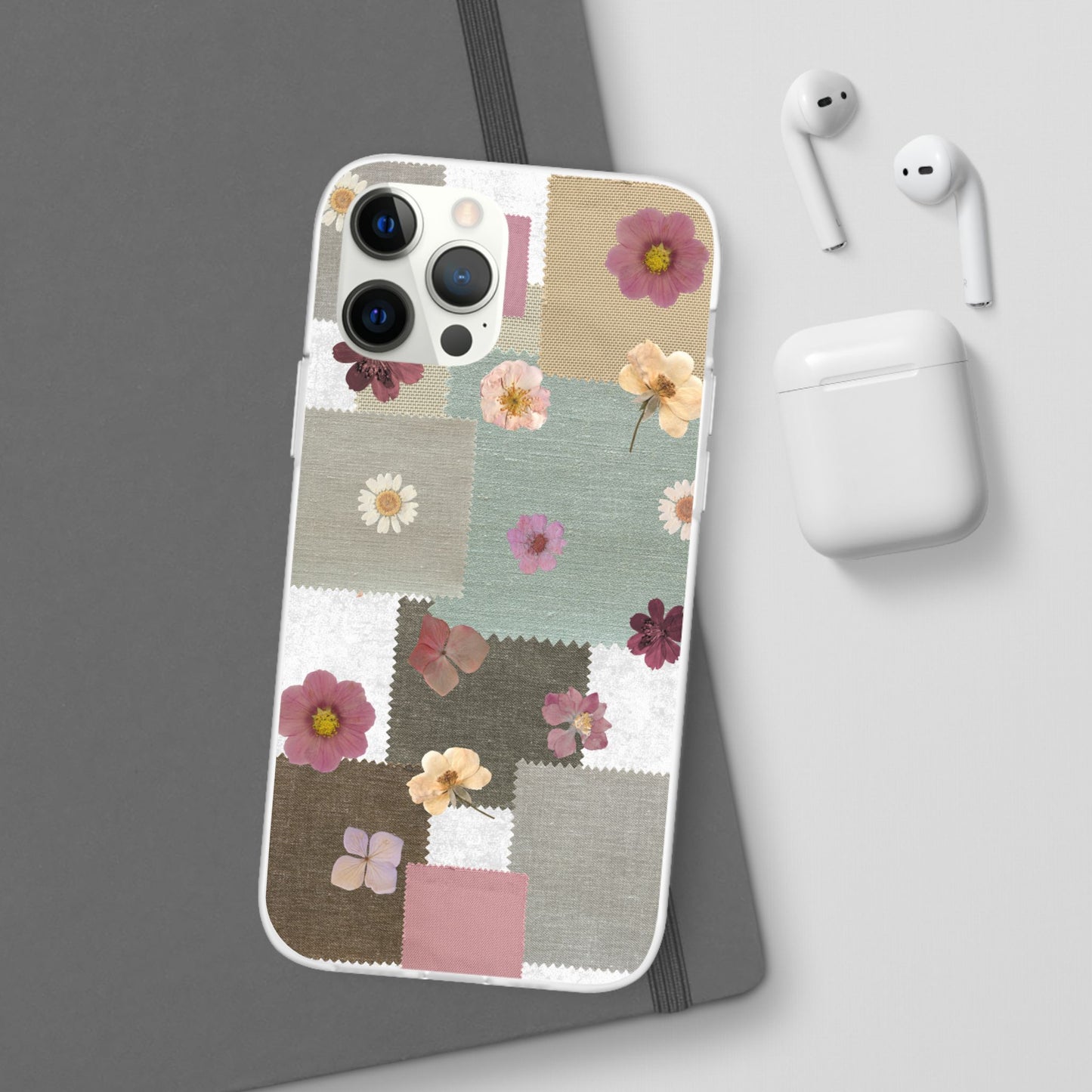 Cute Floral Patchwork Phone Case