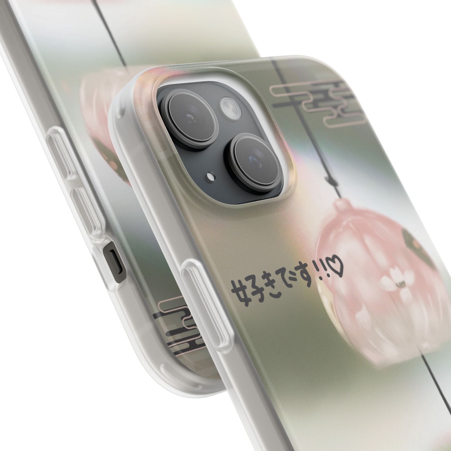 Aesthetic Phone Case with Japanese chime art