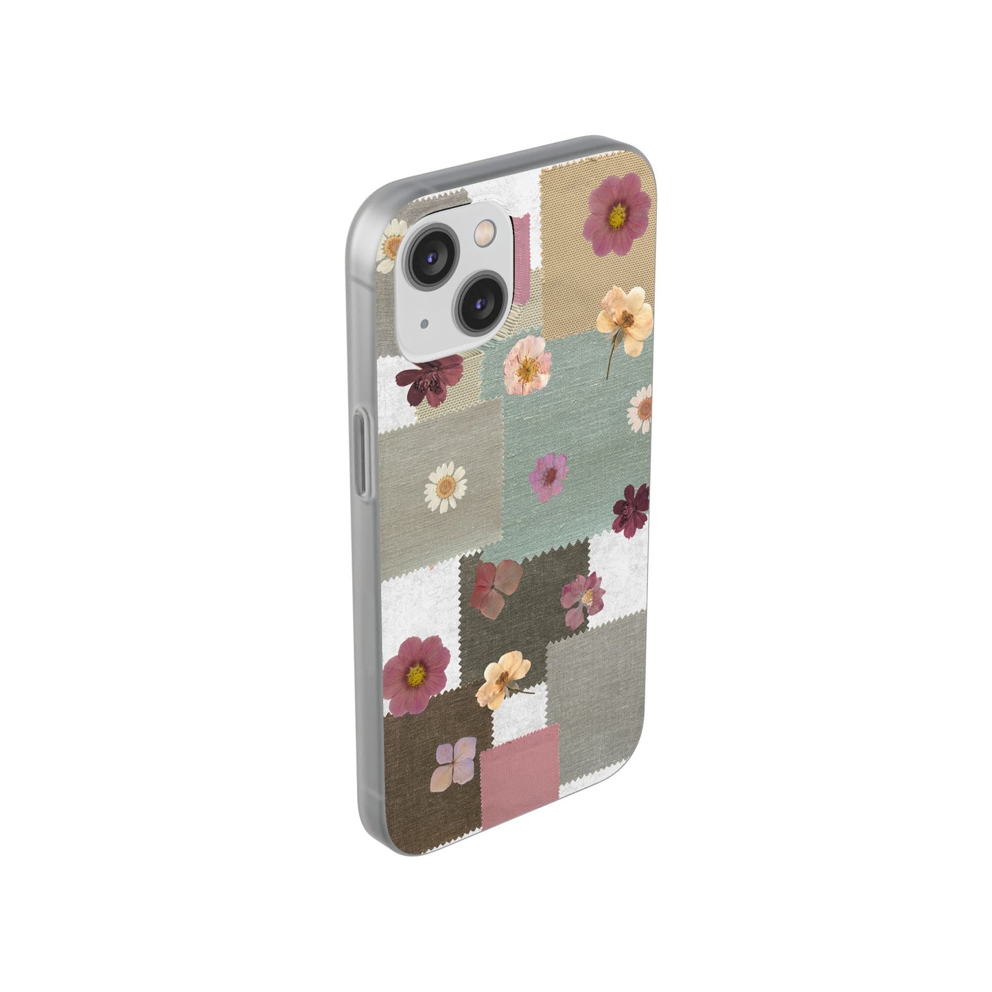 Cute Floral Patchwork Phone Case