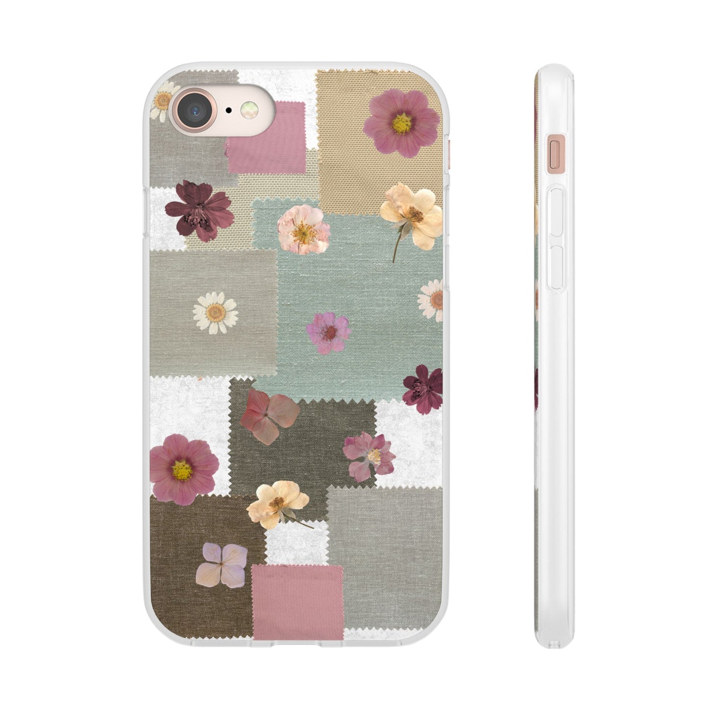 Cute Floral Patchwork Phone Case