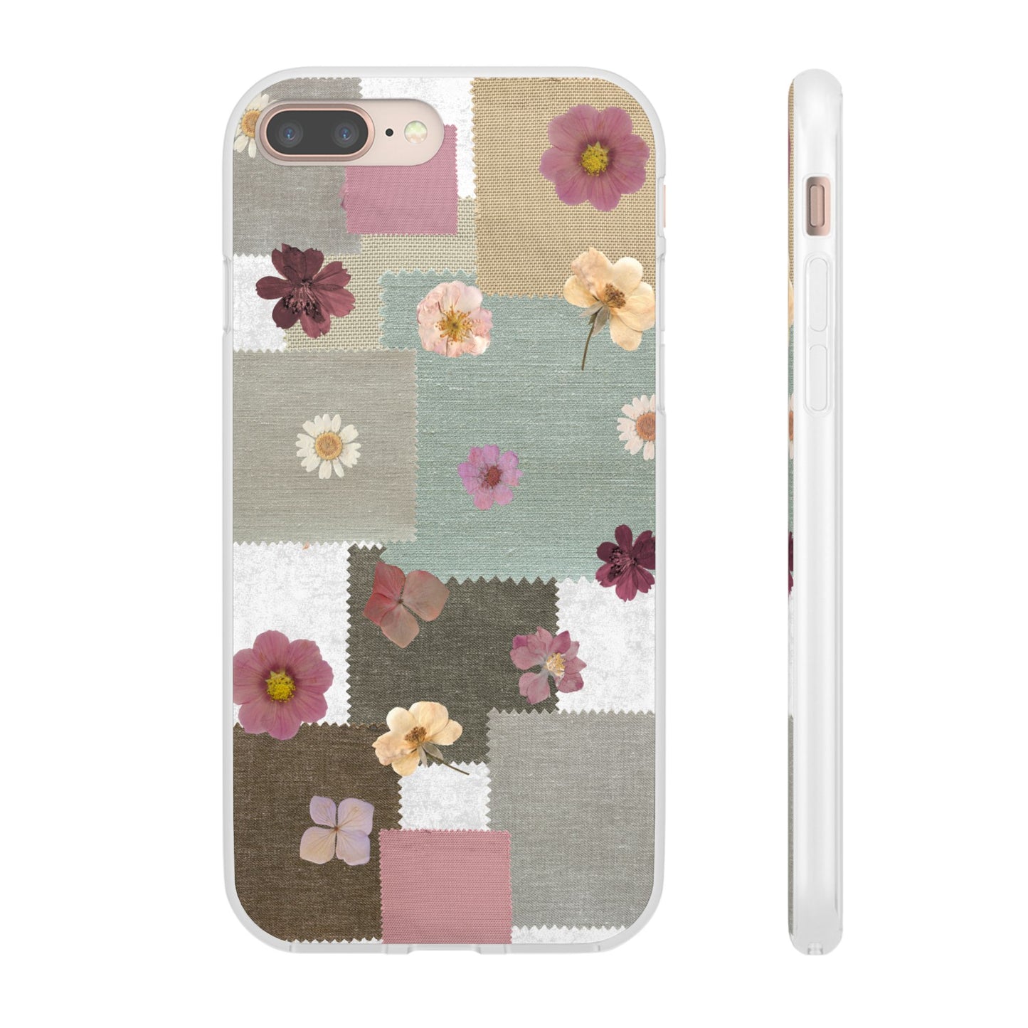 Cute Floral Patchwork Phone Case
