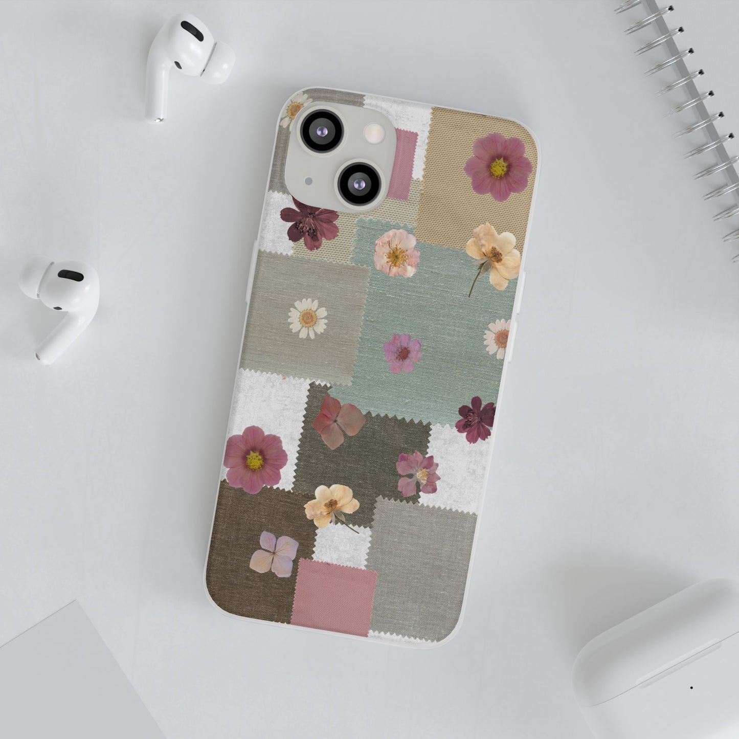 Cute Floral Patchwork Phone Case