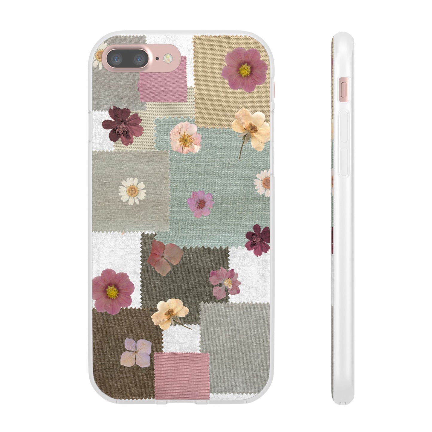 Cute Floral Patchwork Phone Case