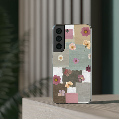 Cute Floral Patchwork Phone Case