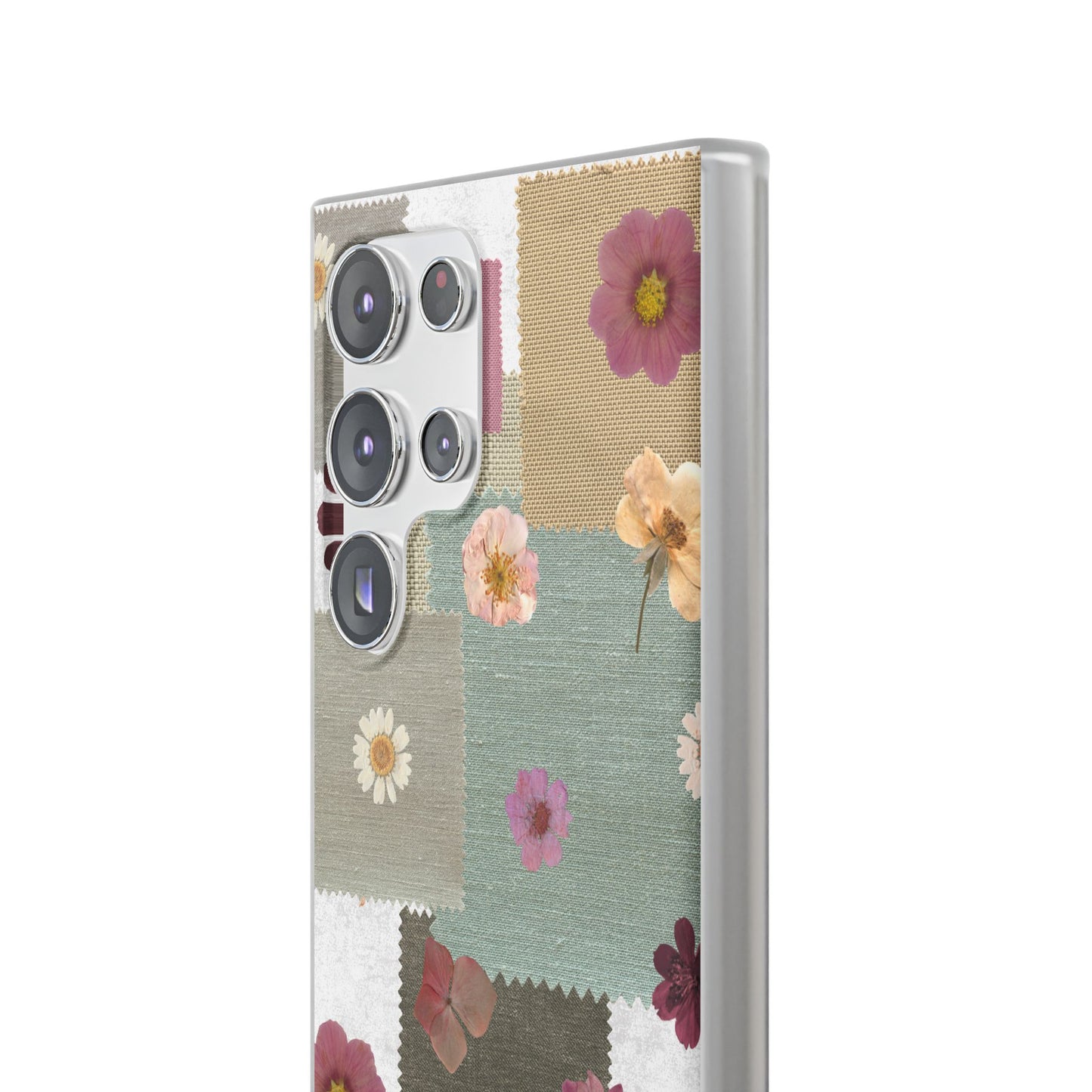 Cute Floral Patchwork Phone Case