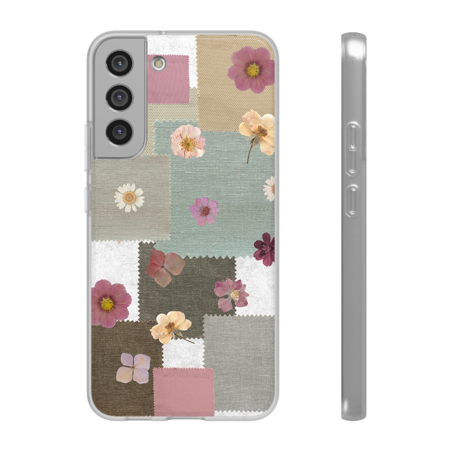 Cute Floral Patchwork Phone Case