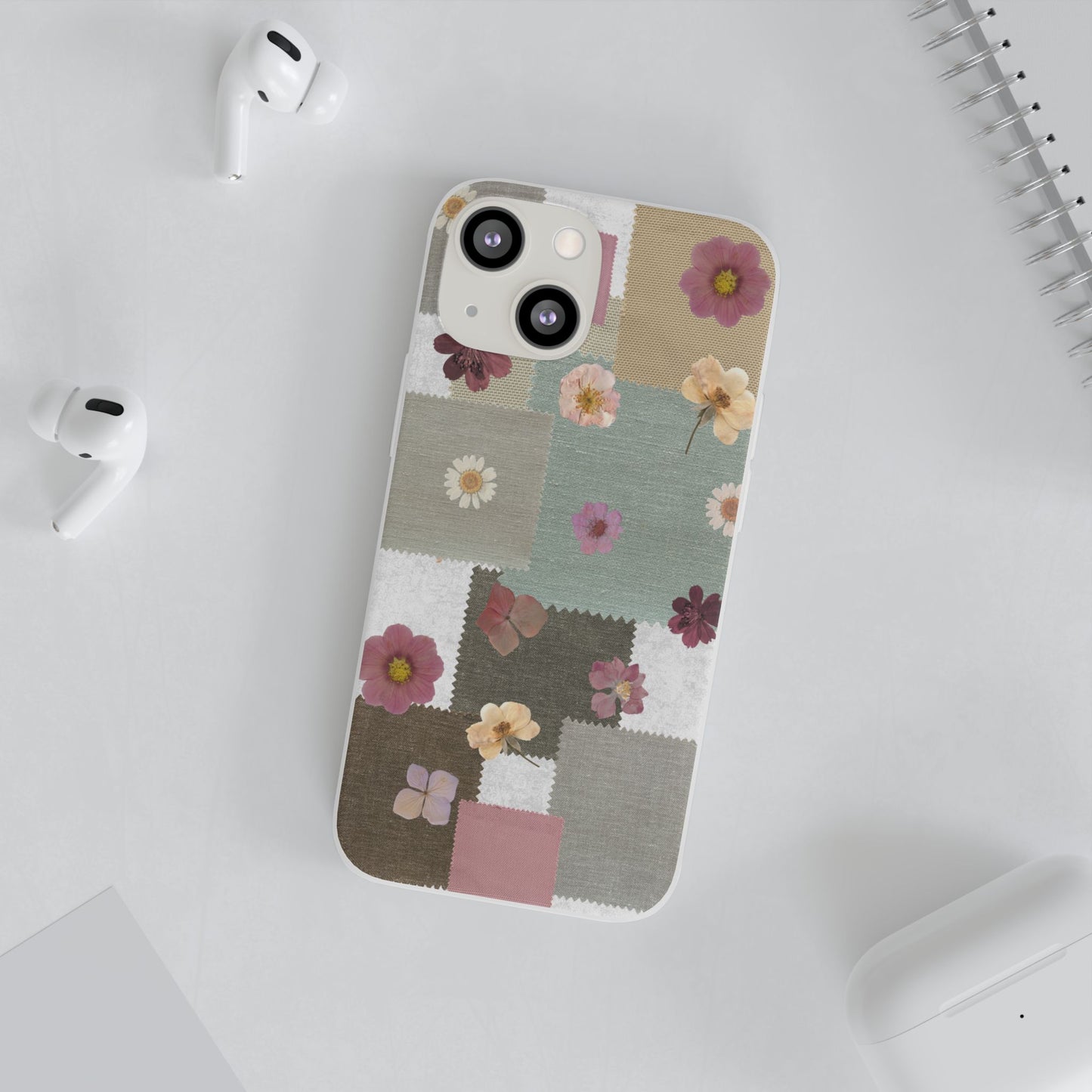 Cute Floral Patchwork Phone Case
