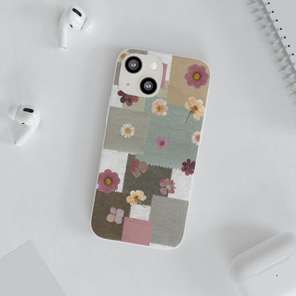 Cute Floral Patchwork Phone Case